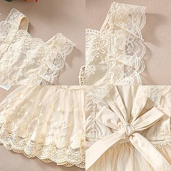 Amazon.com: Newborn Infant Baby Girl Lace Tulle Dress Summer